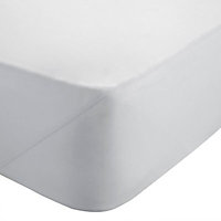 Chartwell Sateen White King Fitted sheet