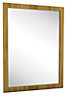Chasewood Natural Rectangular Framed Framed mirror (H)800mm (W)600mm