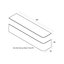 Cheshire Mouldings 1 piece Bullnose tread (W)216mm