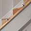 Cheshire Mouldings Axxys® Contemporary Oak Chamfer Baserail, (L)2.4m (W)54mm