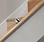 Cheshire Mouldings Axxys® Contemporary Oak Chamfer Baserail, (L)4.2m (W)54mm