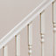 Cheshire Mouldings Colonial White Pine Grooved 32mm Heavy handrail, (L)4.2m (W)59mm