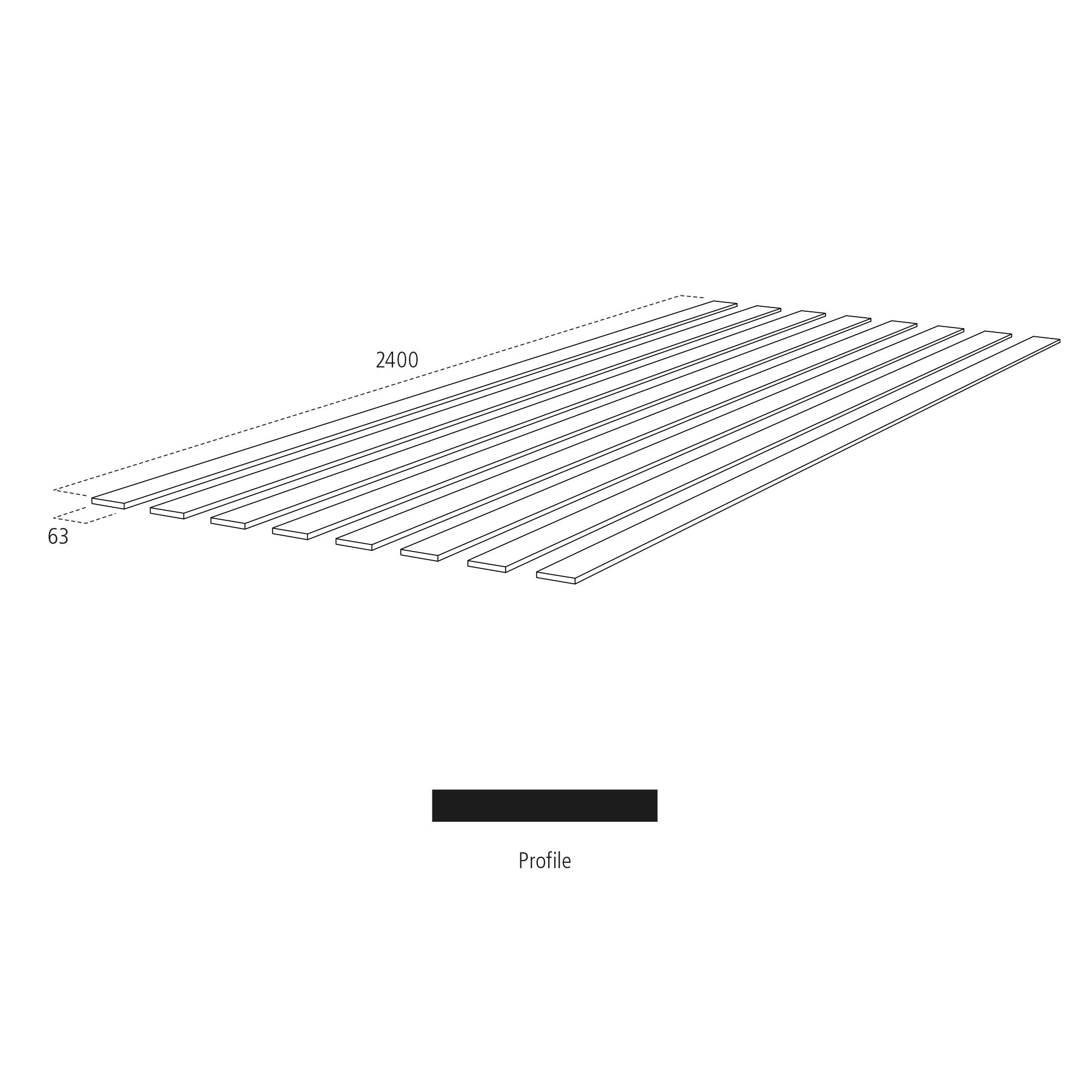 Cheshire Mouldings MDF Shaker Wall panelling kit (H)2400mm (W)63mm (T)9mm