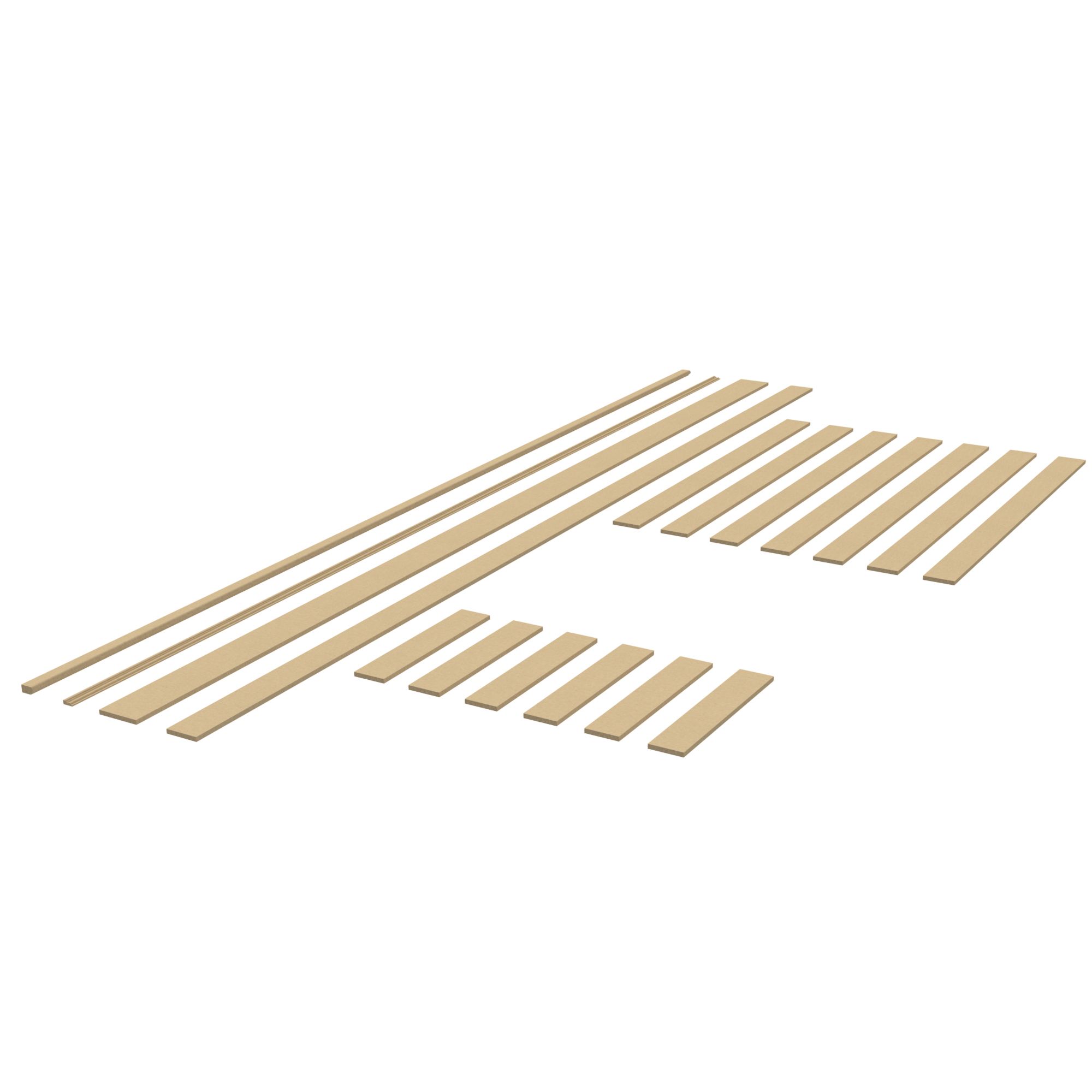Cheshire Mouldings MDF Shaker Wall panelling kit (H)2400mm (W)63mm (T)9mm