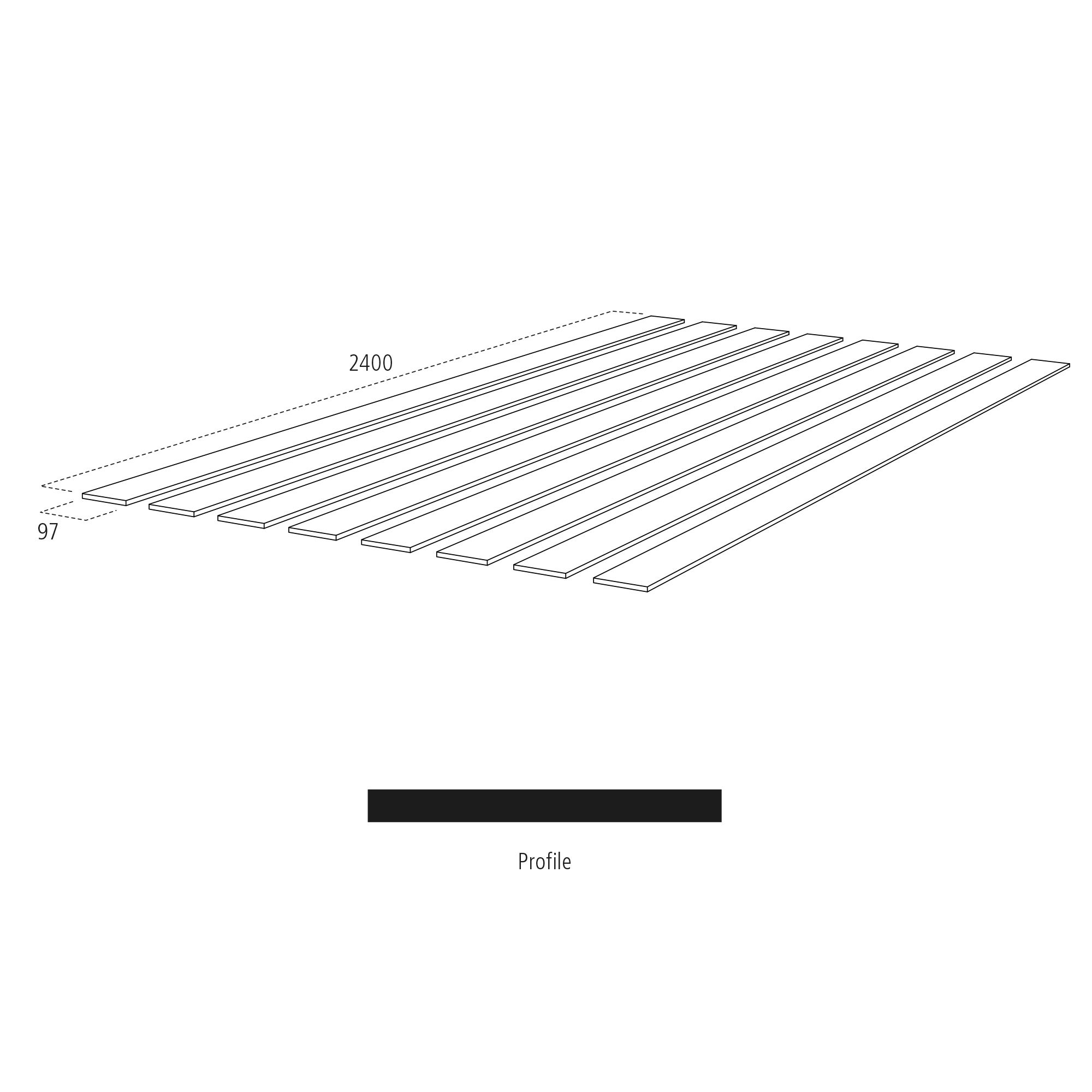Cheshire Mouldings MDF Shaker Wall panelling kit (H)2400mm (W)97mm (T)9mm