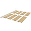 Cheshire Mouldings MDF Wall panelling kit (H)2000mm (W)250mm (T)9mm