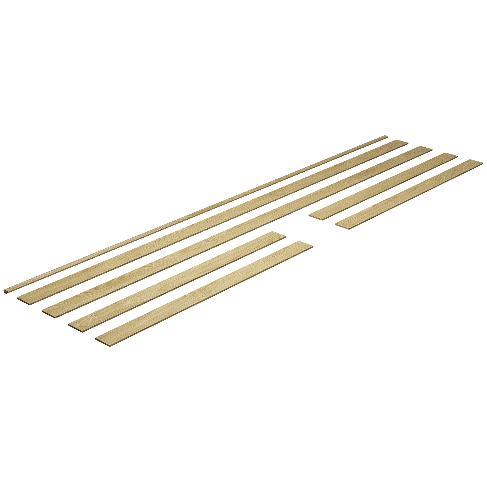Cheshire Mouldings Medium-density fibreboard (MDF) Modern Wall panelling kit (H)2000mm (W)63mm (T)9mm