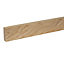 Cheshire Mouldings Smooth Planed Square edge Oak Stripwood (L)2.4m (W)68mm (T)25mm STOK12