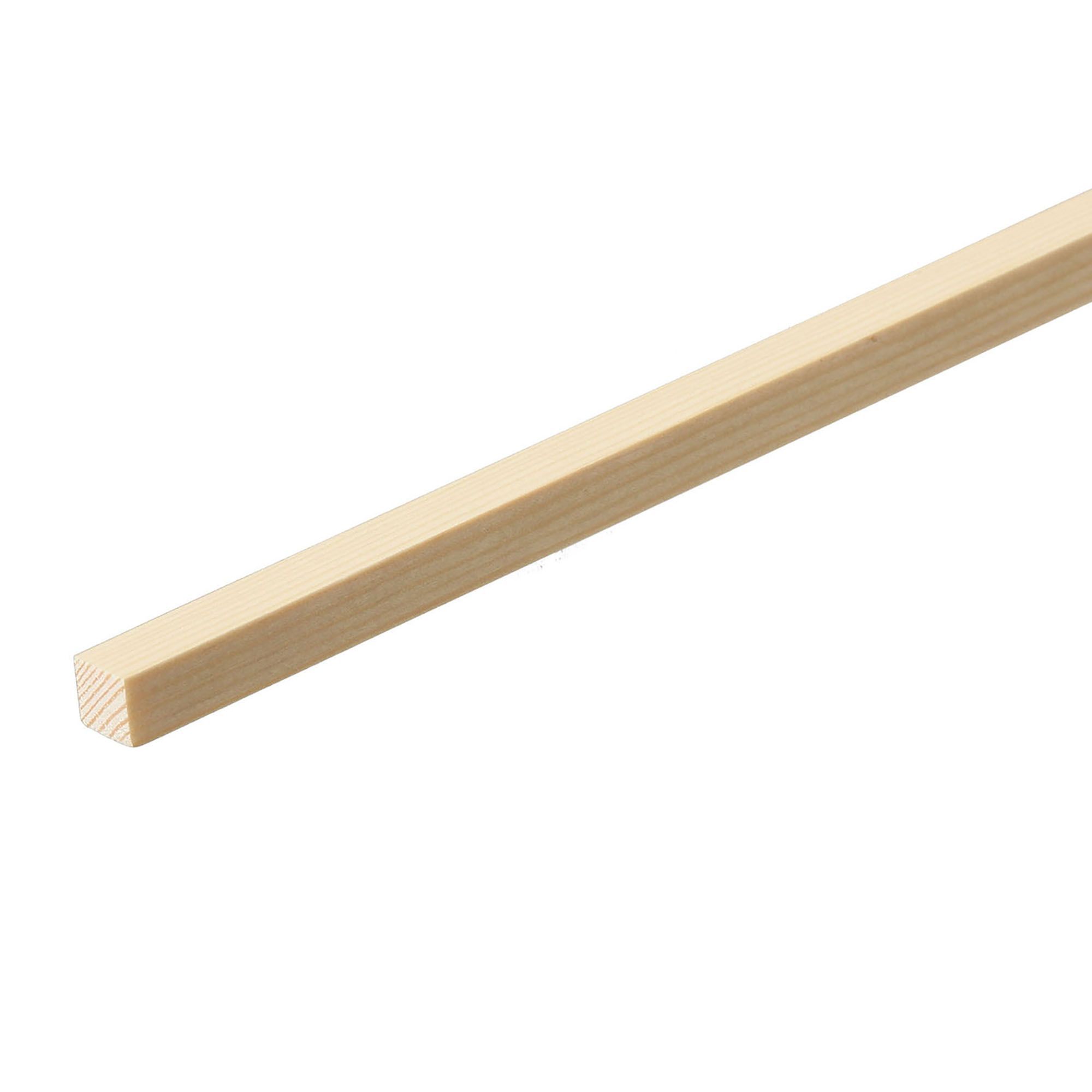 Cheshire Mouldings Smooth Planed Square edge Pine Stripwood (L)0.9m (W)11mm (T)10.5mm STPN41