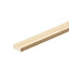 Cheshire Mouldings Smooth Planed Square edge Pine Stripwood (L)0.9m (W)21mm (T)6mm STPN37