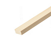 Cheshire Mouldings Smooth Planed Square edge Pine Stripwood (L)0.9m (W)36mm (T)15mm STPN52