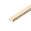 Cheshire Mouldings Smooth Planed Square edge Pine Stripwood (L)0.9m (W)36mm (T)21mm STPN58
