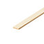 Cheshire Mouldings Smooth Planed Square edge Pine Stripwood (L)0.9m (W)36mm (T)6mm STPN39