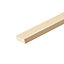 Cheshire Mouldings Smooth Planed Square edge Pine Stripwood (L)0.9m (W)46mm (T)25mm STPN64