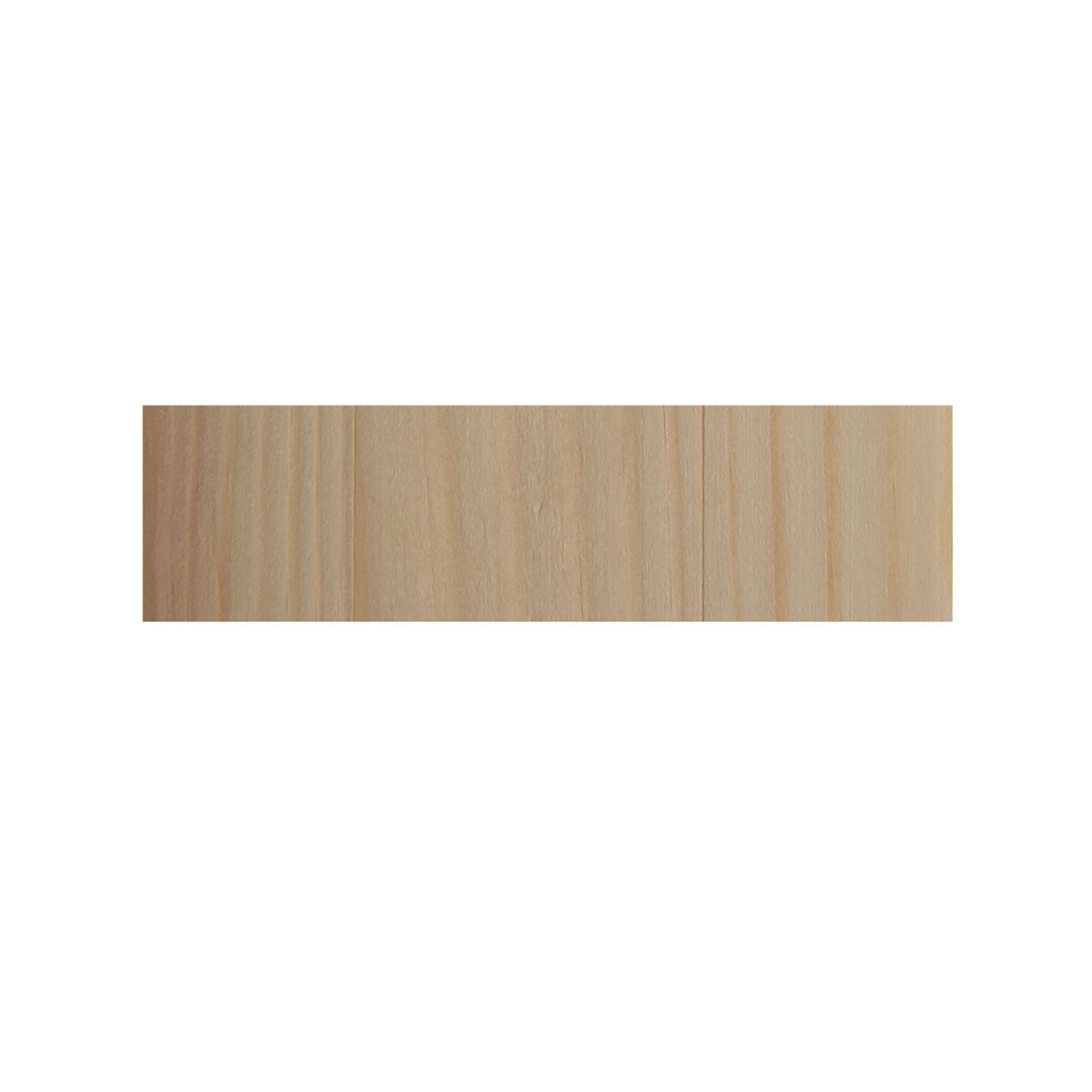 Cheshire Mouldings Smooth Planed Square edge Pine Stripwood (L)0.9m (W)68mm (T)10.5mm STPN47