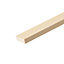 Cheshire Mouldings Smooth Planed Square edge Pine Stripwood (L)0.9m (W)68mm (T)21mm STPN60