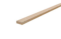Cheshire Mouldings Smooth Square edge MDF Stripwood (L)2.4m (W)36mm (T)12mm STMD02