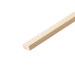 Cheshire Mouldings Smooth Square edge Pine Stripwood (L)0.9m (W)21mm (T)10.5mm
