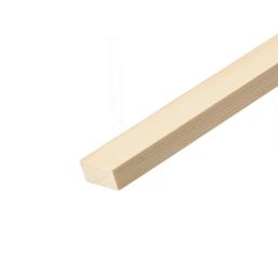 Cheshire Mouldings Smooth Square edge Pine Stripwood (L)0.9m (W)36mm (T)15mm