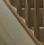 Cheshire Mouldings Traditional White oak Grooved 41mm Baserail, (L)4.2m (W)62mm