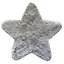 Children's Grey Star Rug 7cmx70cm