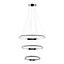 Chrome effect 3 Lamp Pendant ceiling light, (Dia)512mm