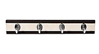 Chrome effect Hook rail, (L)454mm (H)17mm