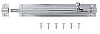 Chrome-plated Brass Barrel Door bolt N457 (L)152mm (W)25mm