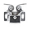 Chrome-plated Carbon steel Double roller catch