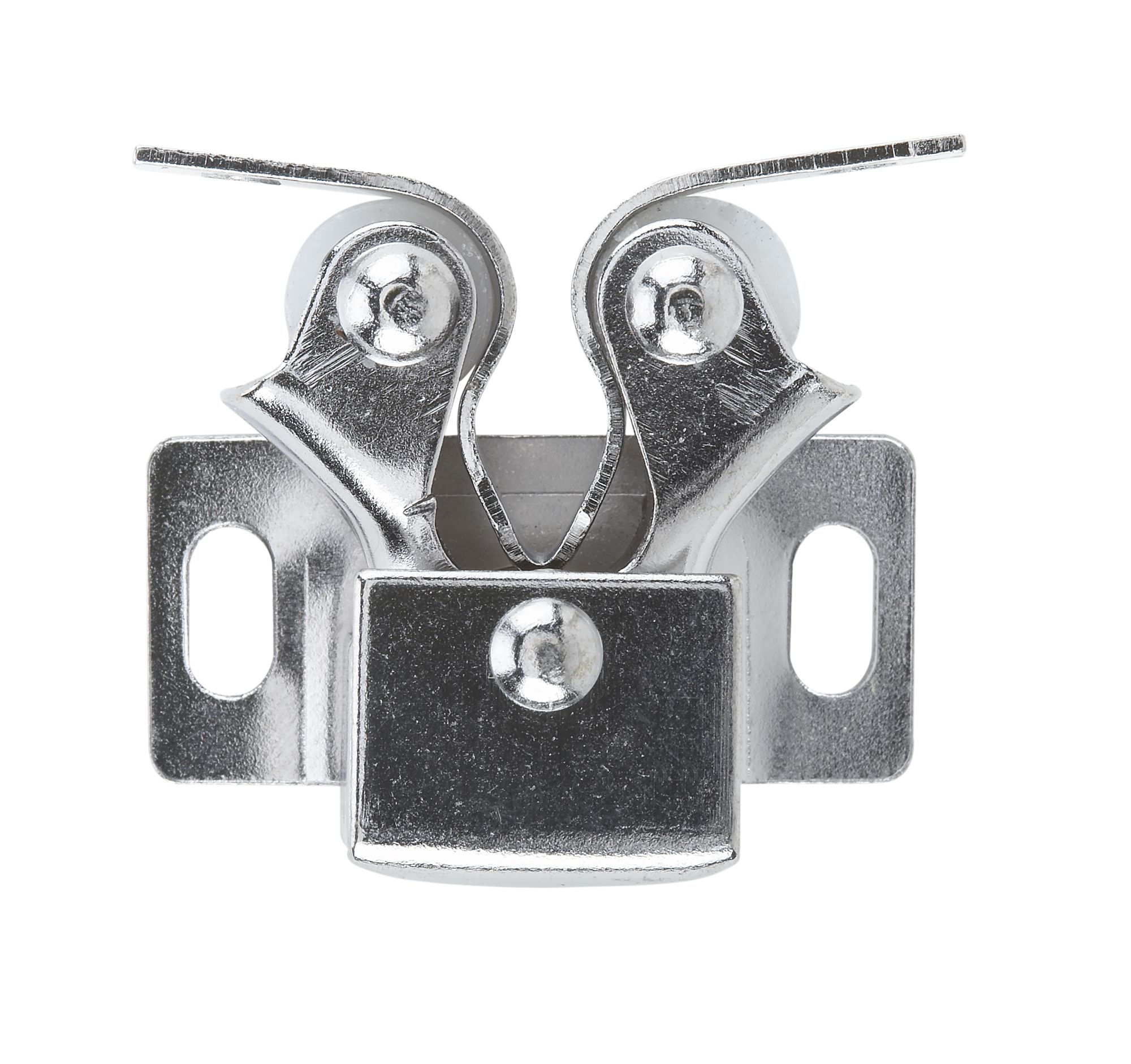 Chrome-plated Carbon steel Double roller catch