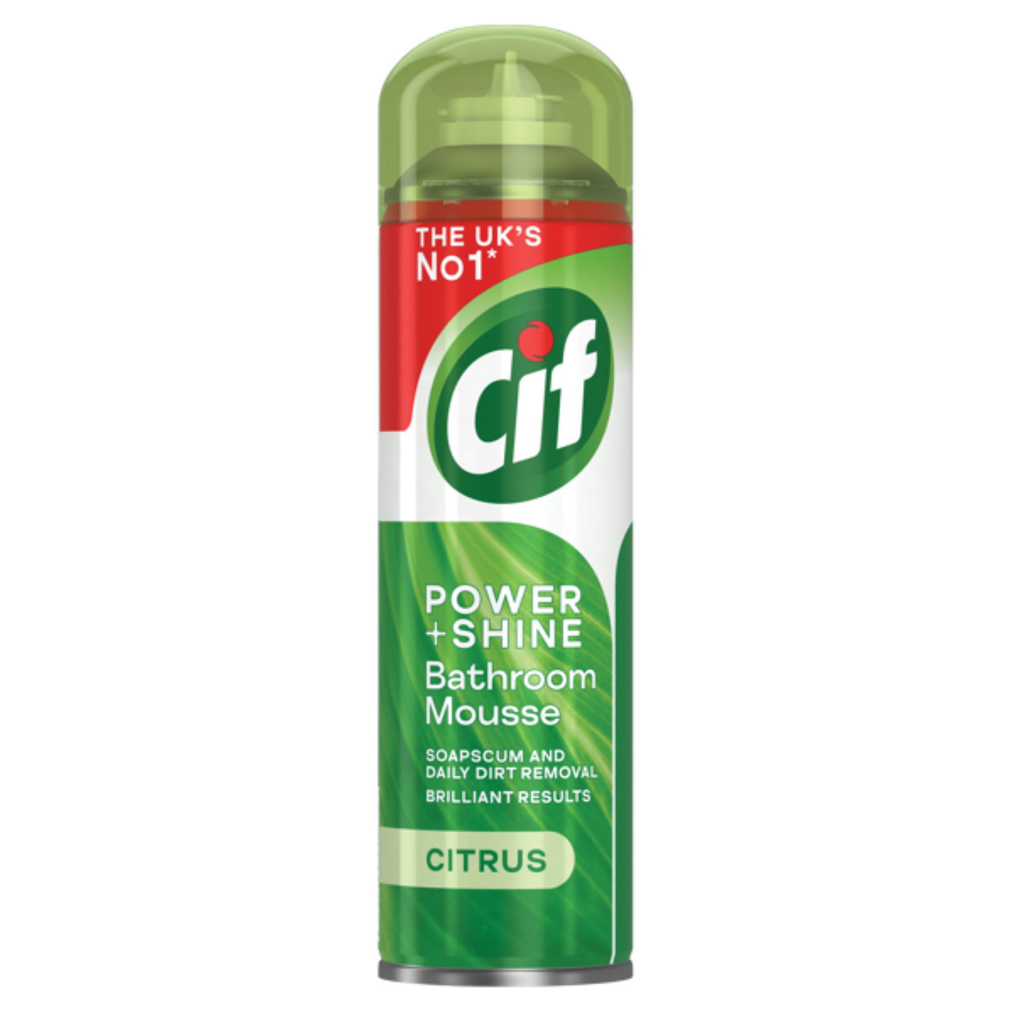Cif Power & Shine Citrus Burst Mousse Bathroom Cleaner, 500ml