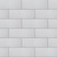 City chic Matt Ceramic Wall Tile, Pack of 17, (L)400mm (W)150mm