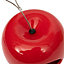 CJ Wildlife Ceramic Feeder bird mixes Red Apple Bird feeder 0.5L
