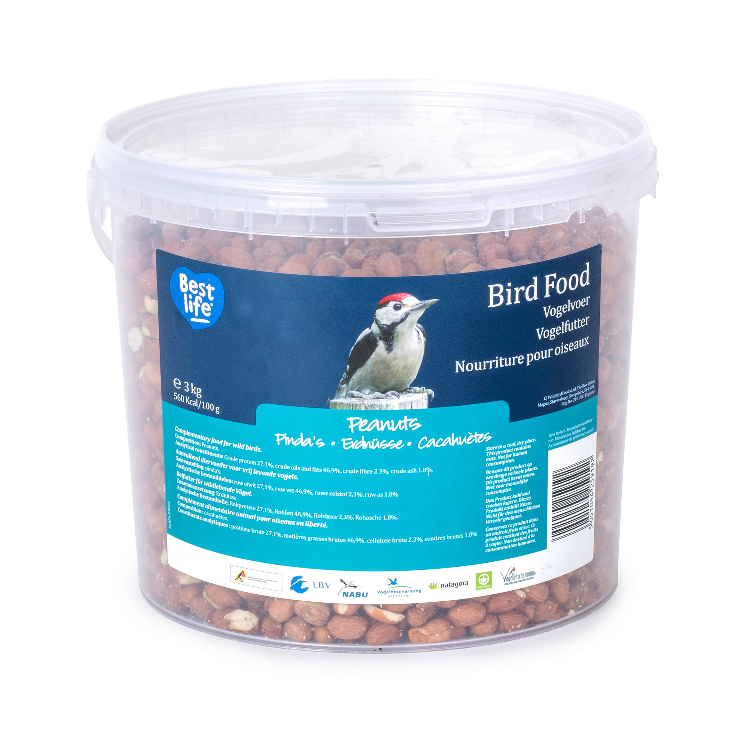 CJ Wildlife Peanuts 3kg Tradepoint