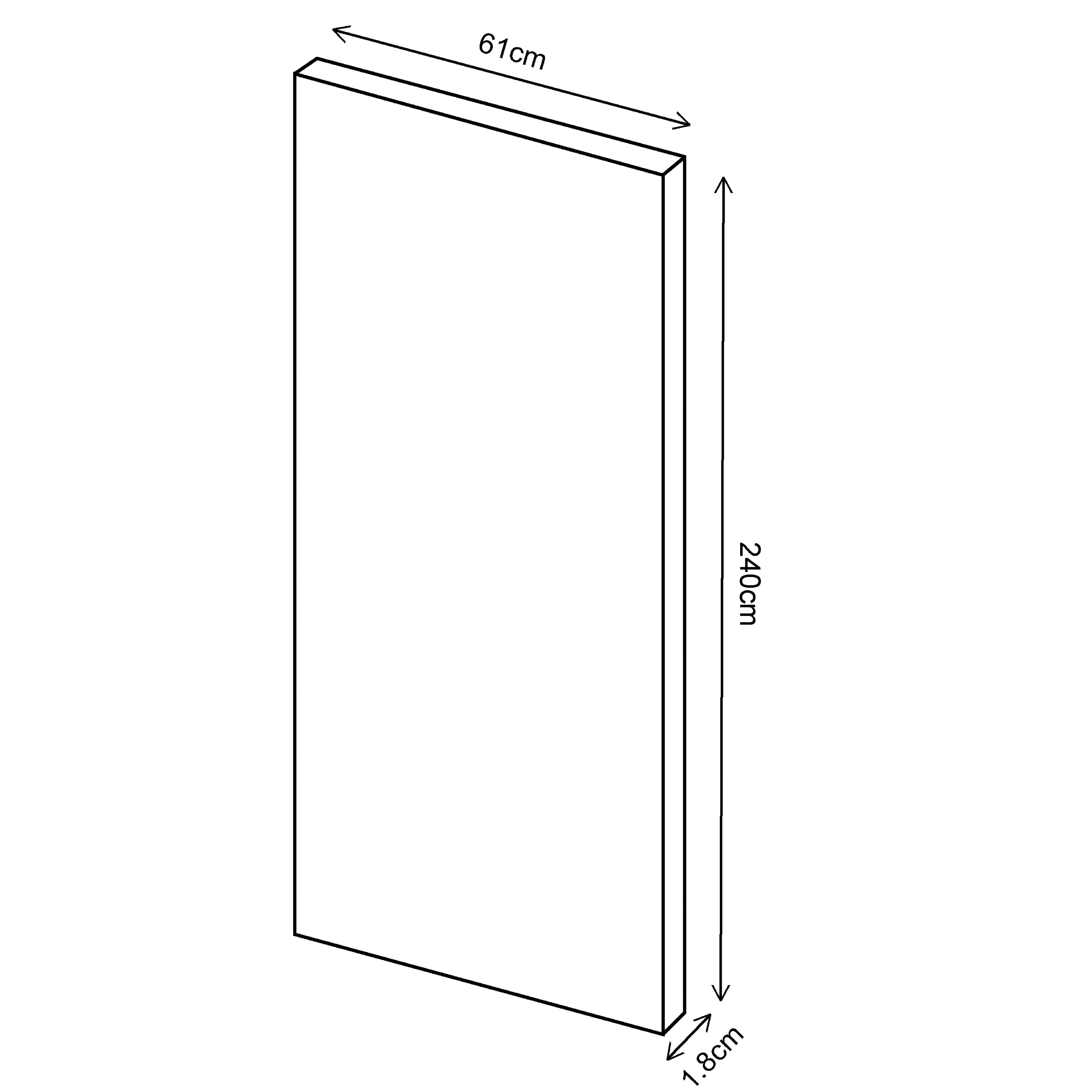 CLAD ON LARDER APPLIANCE END INDIGO