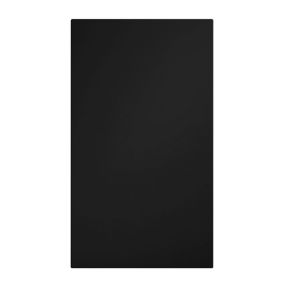 CLAD ON LARDER APPLIANCE END PANEL BLACK