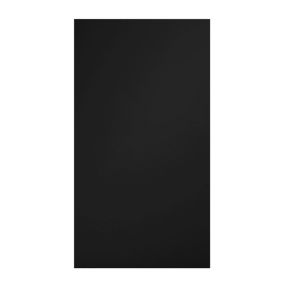 CLAD ON WALL END PANEL BLACK