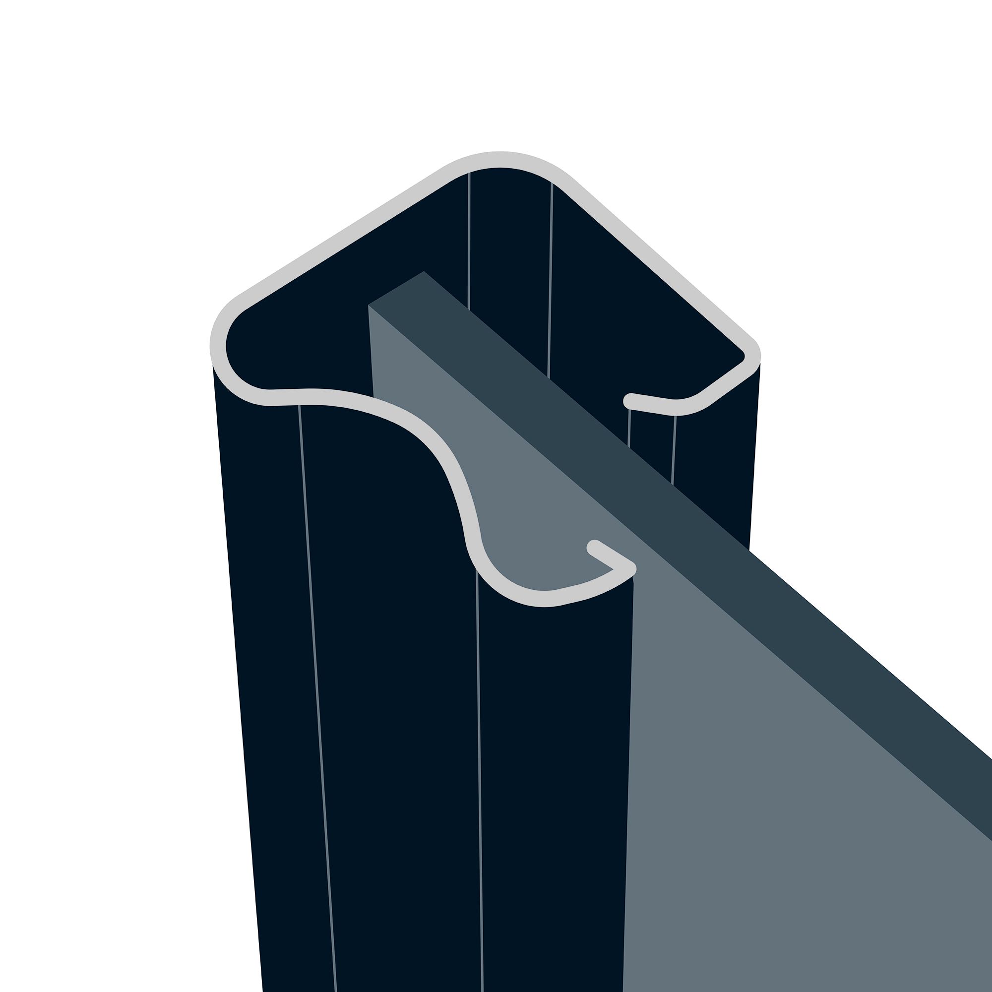 Classic Black 3 door Sliding Wardrobe Door kit (H)2260mm (W)2672mm