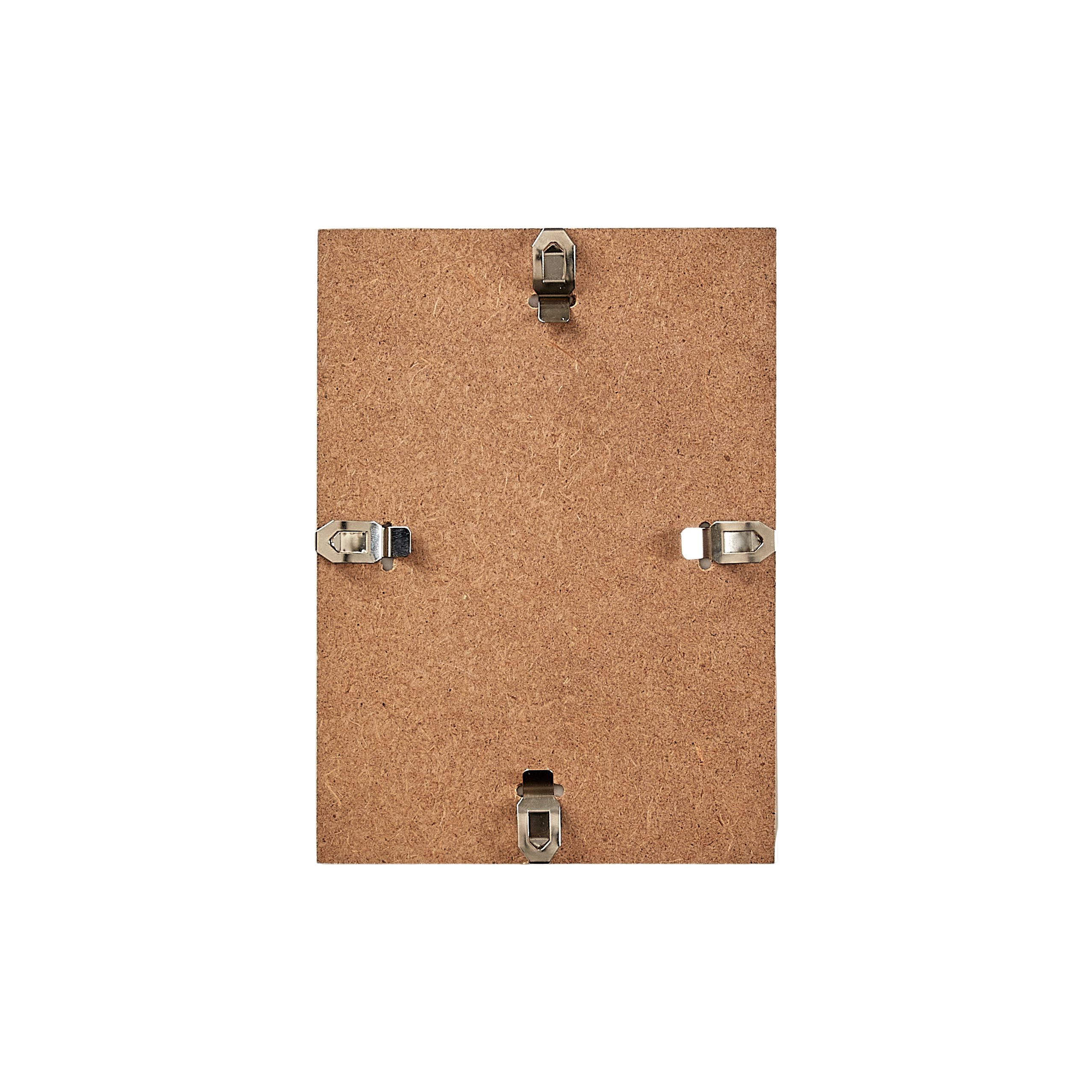 Clear Non-framed Clip picture frame (H)18.5cm x (W)13.5cm