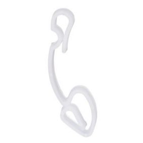 Clear Small Round Christmas Gutter hook, Pack of 24