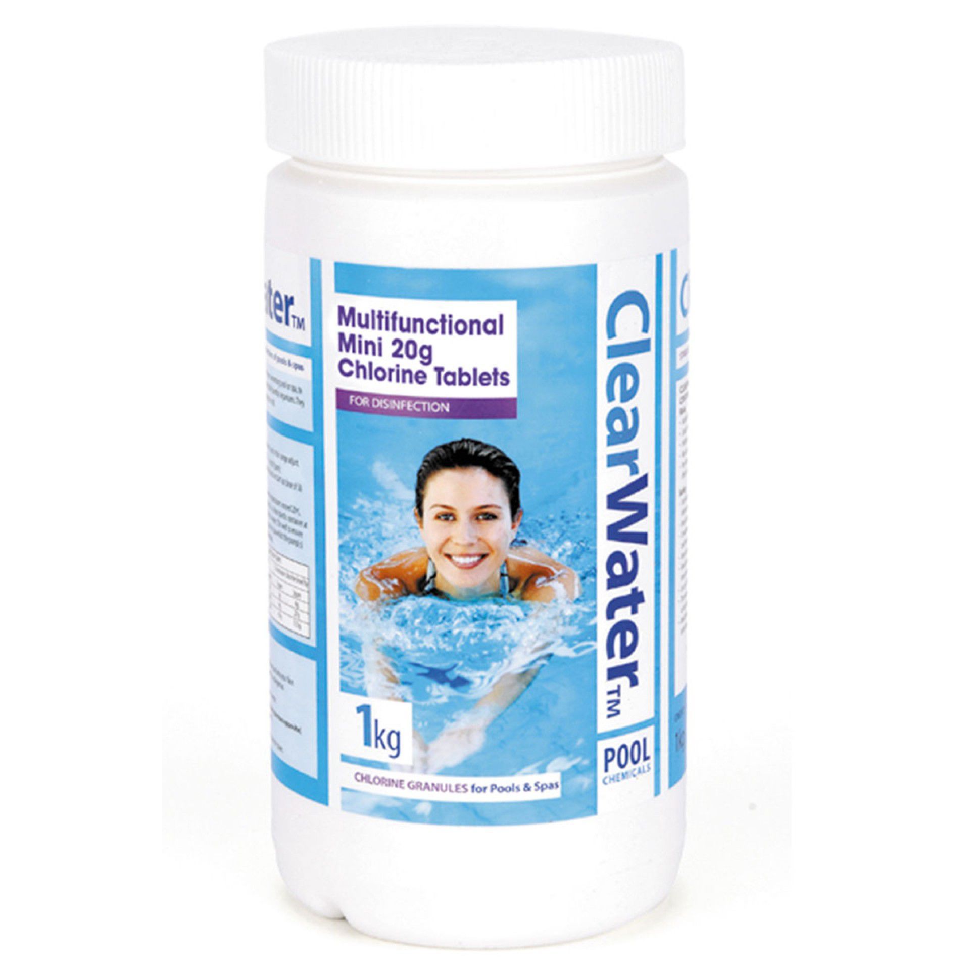 Clearwater Multifunction Chlorine tablets, Pack of 50 Tradepoint