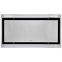 CLOUD-SEVEN-DO Stainless steel Ceiling Cooker hood (W)89.9cm