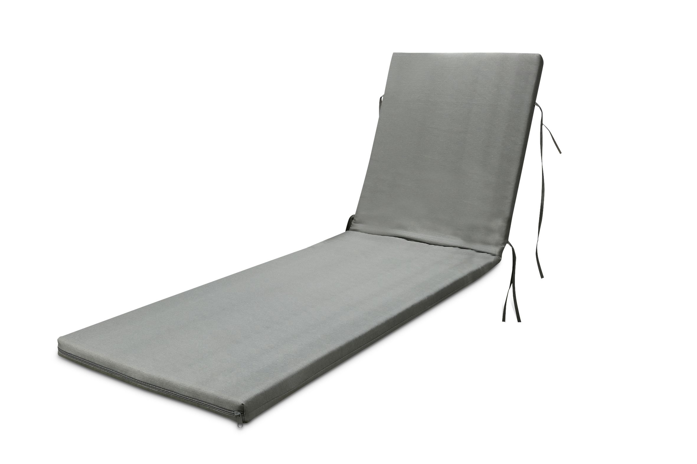 Cocos Griffin grey Outdoor Sunlounger cushion (L)185cm x (W)55cm