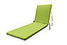 Cocos Laitue green Plain Sunlounger cushion
