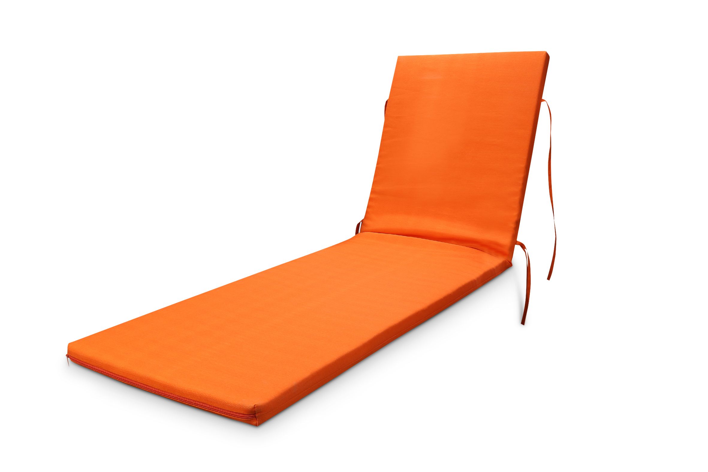 Cocos Mandarin orange Outdoor Sunlounger cushion (L)185cm x (W)55cm