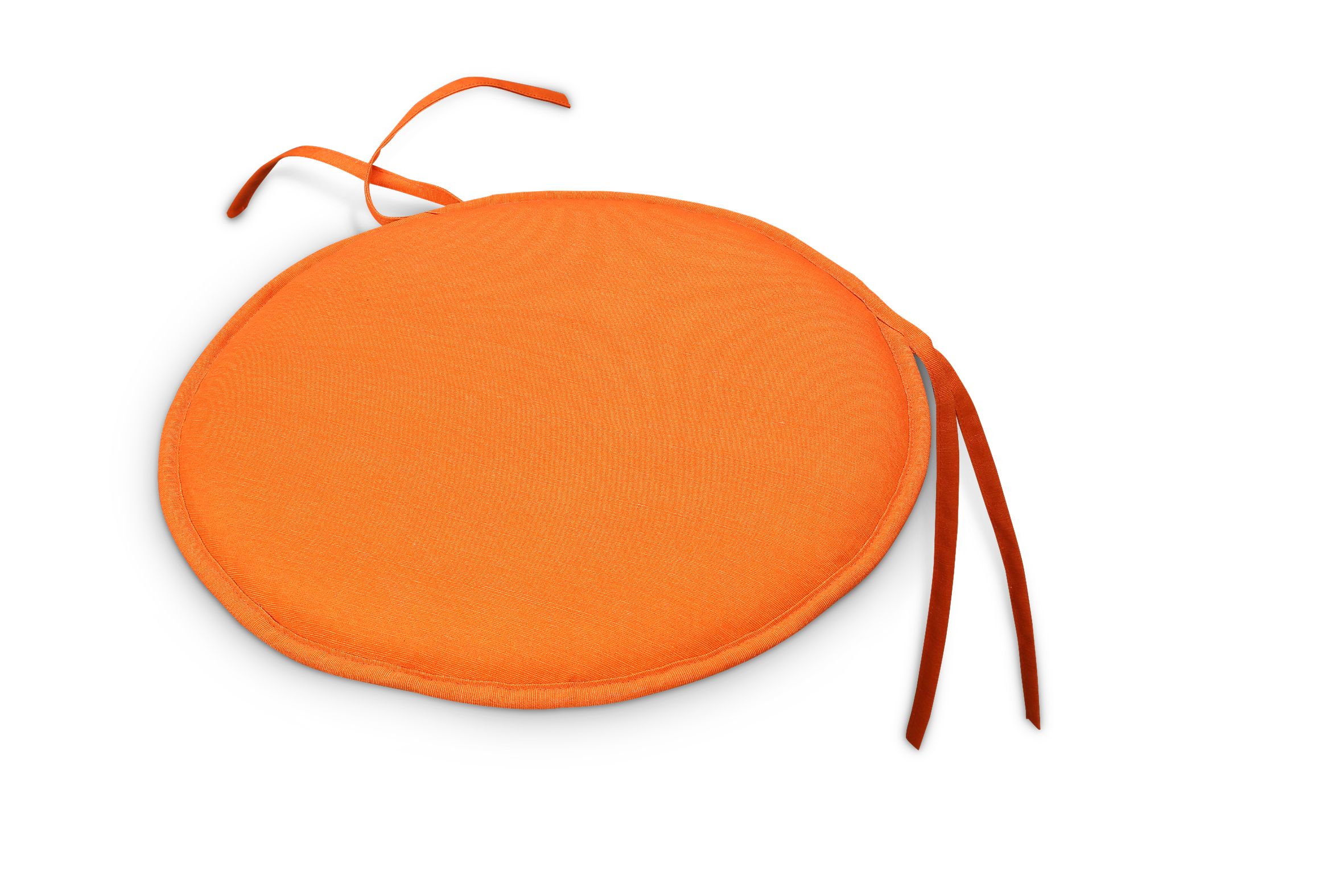 Cocos Mandarin orange Plain Seat pad (W)38cm
