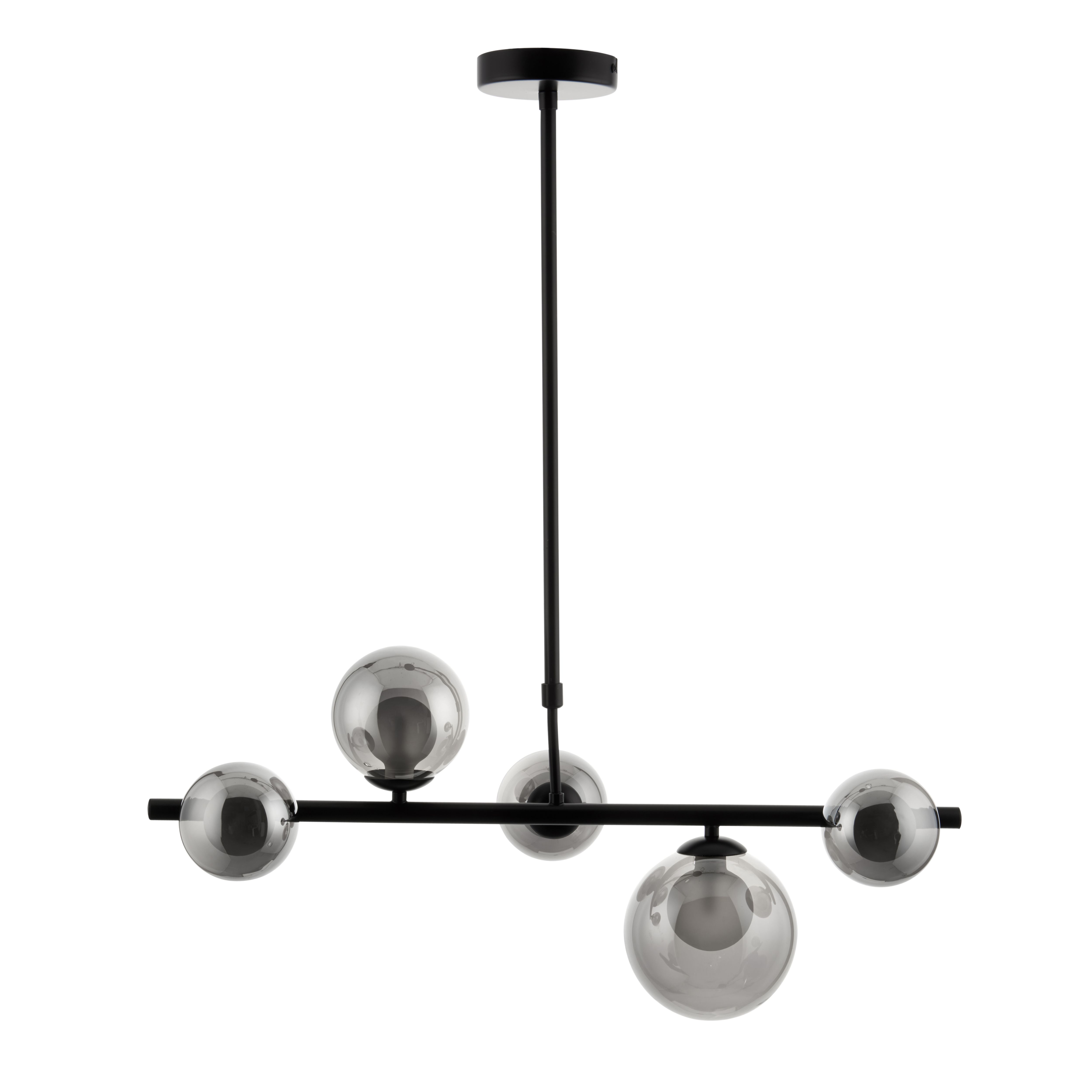 Cole black 5 Lamp Pendant ceiling light