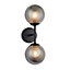 Cole Black Wired Wall light