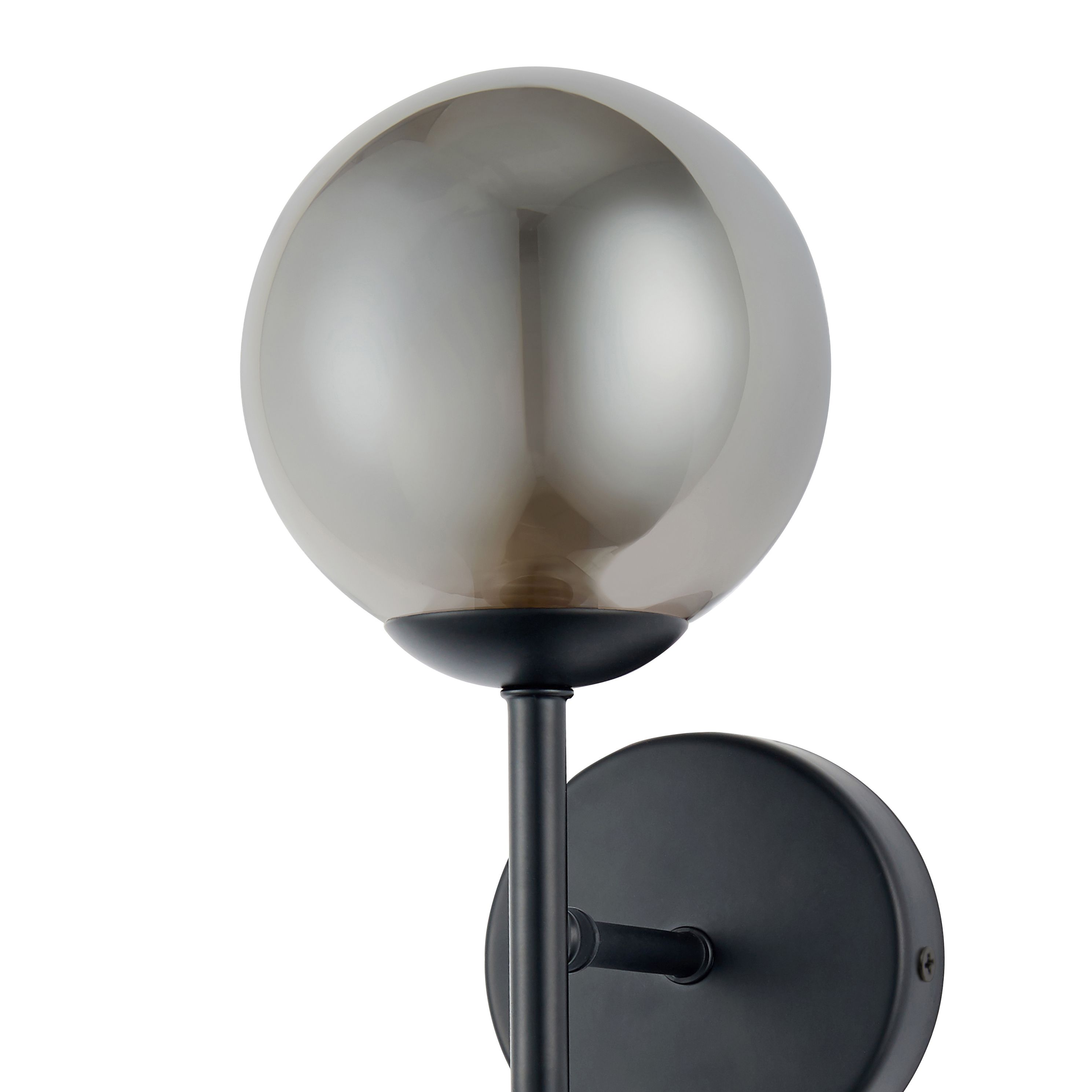 Cole Black Wired Wall light | Tradepoint
