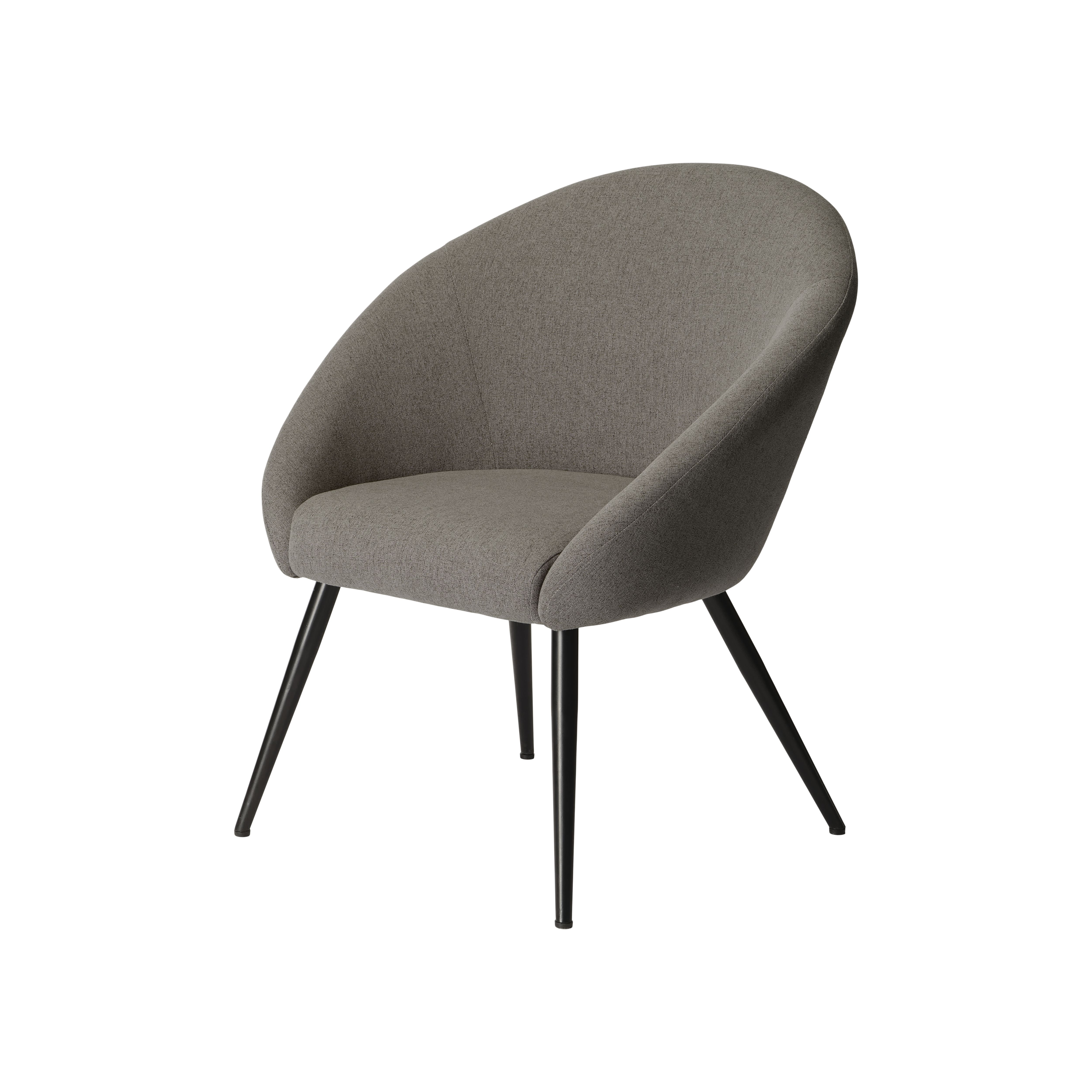GoodHome Mataso Grey Metal Chair Tradepoint